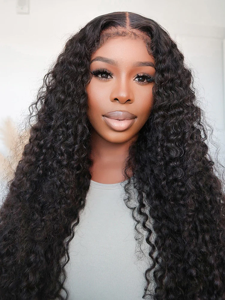 CurlyMe Natural Curly Hairline HD Lace Wigs with Curly Baby Hair - Image 3