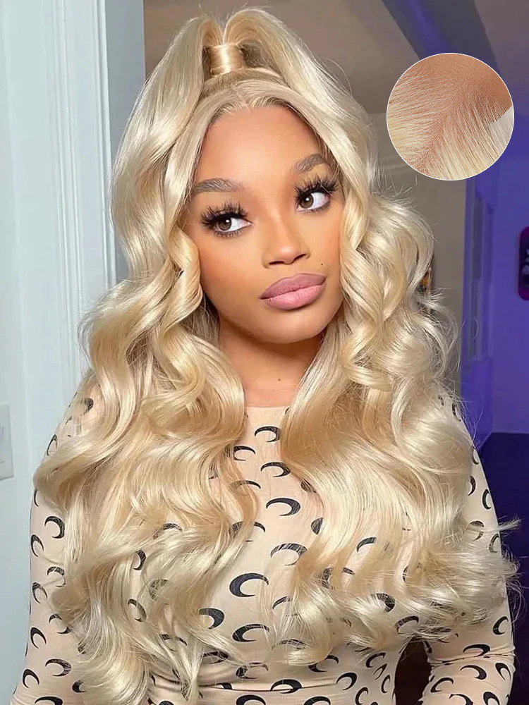 CurlyMe Pre-Plucked Wear Go Glueless Body Wave Hair 613 Blonde Pre-cut Lace - Image 2