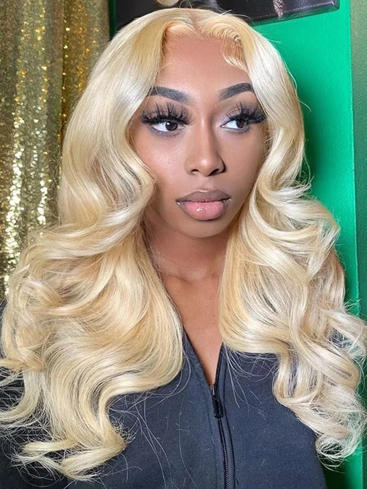 CurlyMe Pre-Plucked Wear Go Glueless Body Wave Hair 613 Blonde Pre-cut Lace - Image 5