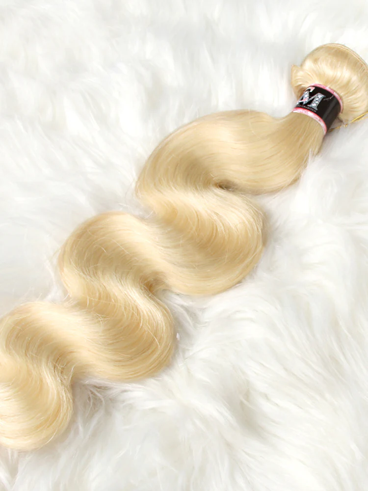 Body Wave 613 Hair Bundles 1/3/4Pcs Blonde Color Hair - Image 4