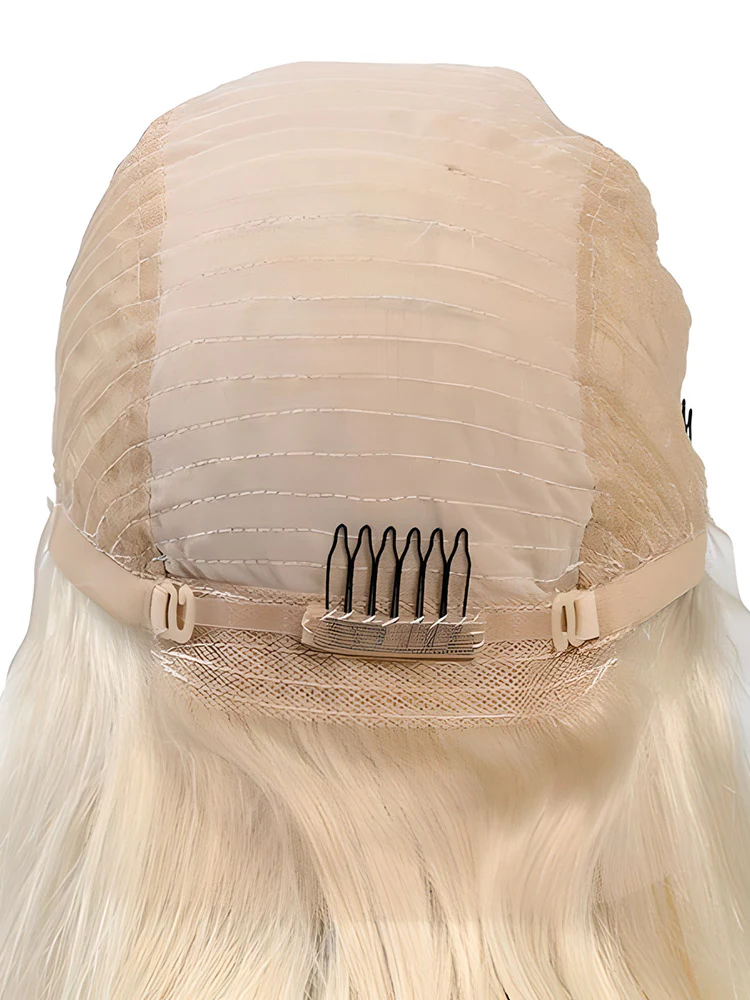 CurlyMe 613 Blonde Straight Hair 4x4 Lace Closure Wig Full Human Hair Wigs - Image 6