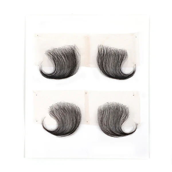 CurlyMe Natural Baby Hair 4 Pcs/Pack Edge Reusable HD Lace Stripes Human Hair