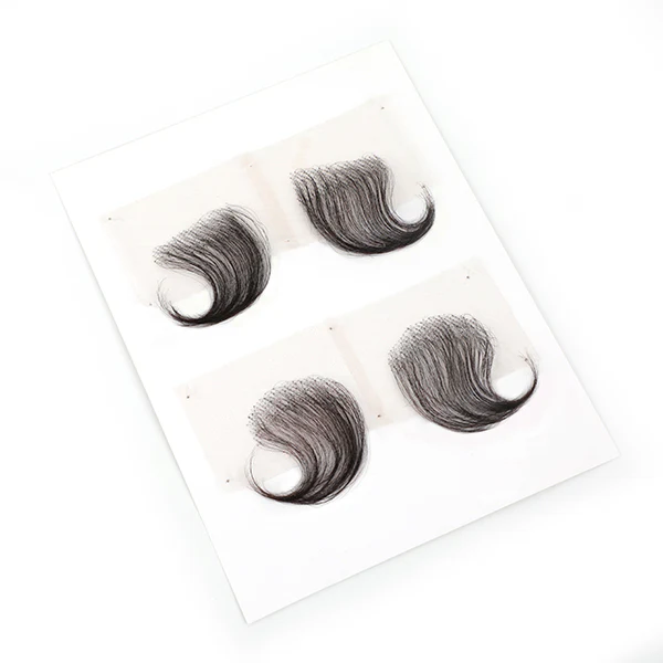 CurlyMe Natural Baby Hair 4 Pcs/Pack Edge Reusable HD Lace Stripes Human Hair - Image 2