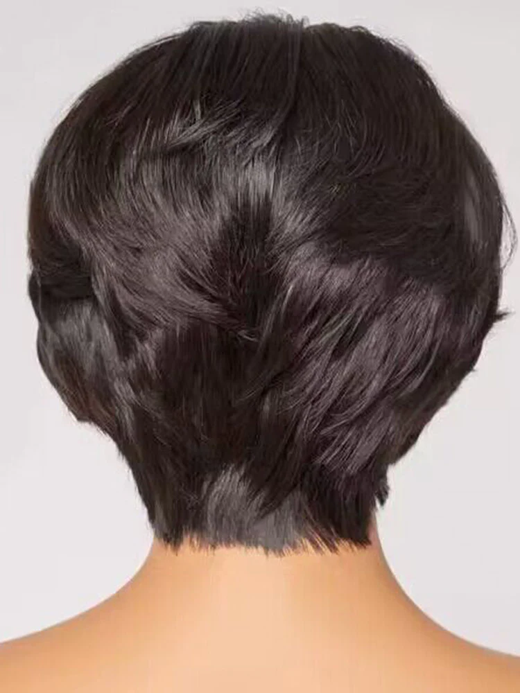 CurlyMe Summer Hairstyle Short Pixie Cut Wig Human Hair Lace Wigs - Image 3