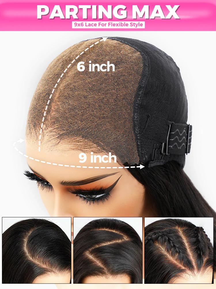 CurlyMe 99J Burgundy Color Layered Cut Face Framing Body Wave Pre-Cut Lace Wear Go Wig - Image 8