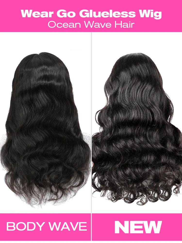 CurlyMe Ocean Wave Glueless Wear Go Wig Pre-cut HD Lace Wig Pre-plucked - Image 6