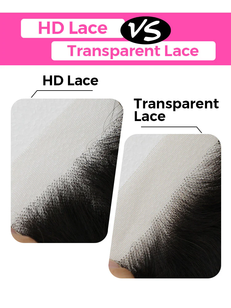 CurlyMe Highlights Ombre HD Lace Wear Go Straight Glueless Wigs Pre Cut Lace Wig - Image 12