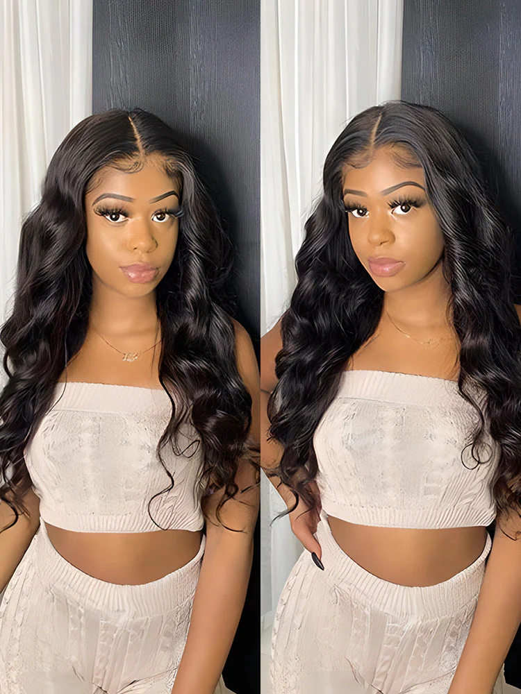 CurlyMe Pre-bleached 13x4 Swiss HD Lace/Transparent Lace Wigs Loose Deep Wave Hair Lace Front Wigs - Image 2