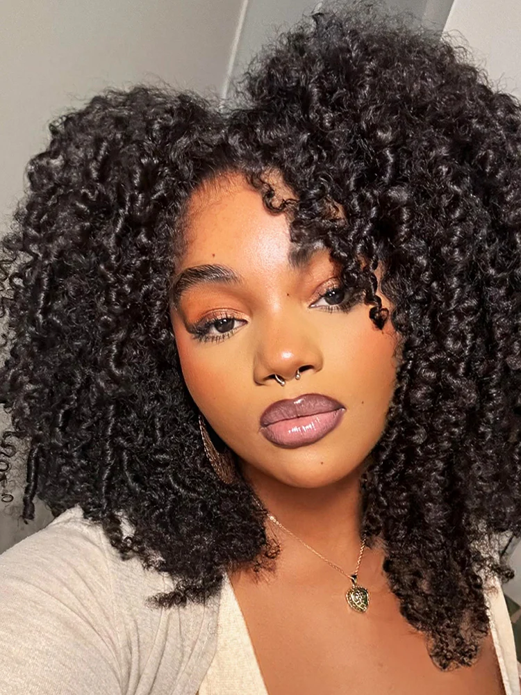 CurlyMe Easy Wear Glueless 7X5 HD Lace Pre-Styled Human Hair Wig - Beginner Friendly - Image 4