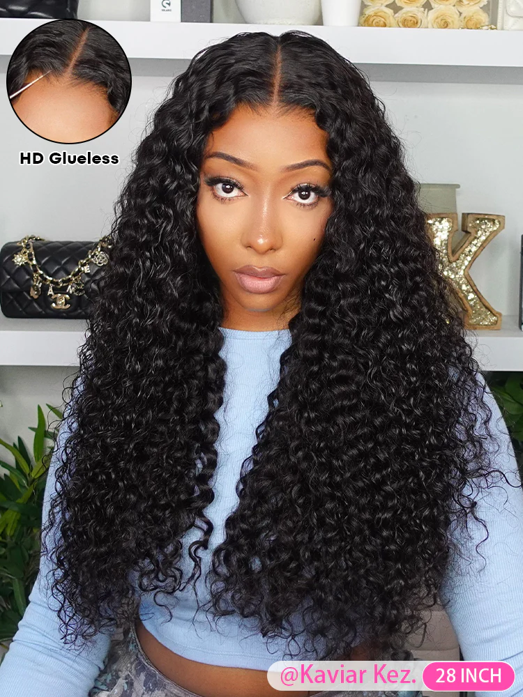 CurlyMe Easy Wear Glueless 7X5 HD Lace Pre-Styled Human Hair Wig - Beginner Friendly - Image 5