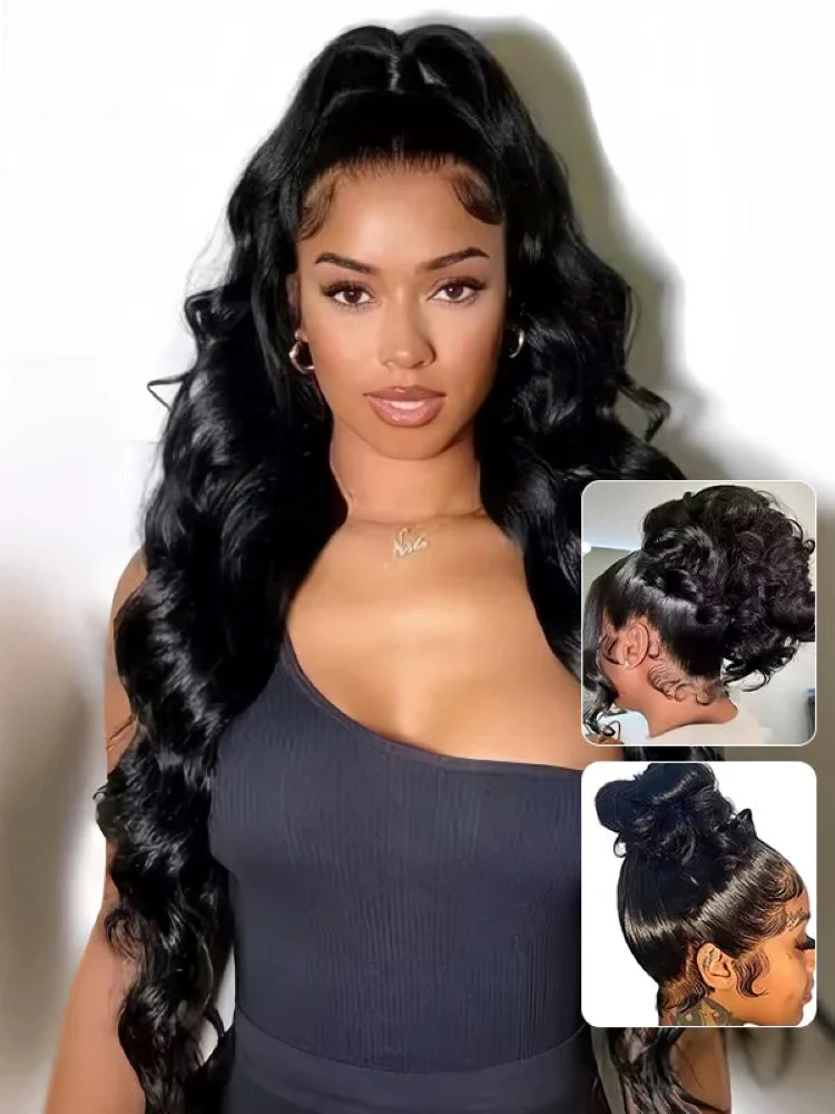 CurlyMe 360 Lace Glueless Wear & Go Pre-Bleached Human Hair Wig – Pre-Cut Lace & Pre-Plucked - Image 8