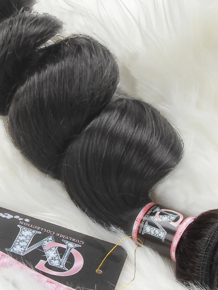Loose Wave Bundles 1/3/4Pcs Natural Black Hair Extensions - Image 4