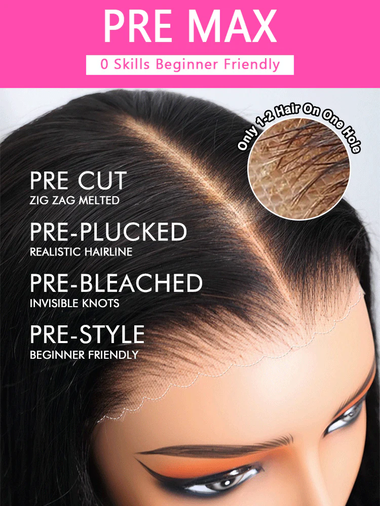 CurlyMe Pre-cut 9x6 HD Lace M-cap Wear Go Glueless Mini Knots Kinky Curly Hair Bob Wig Pre-plucked - Image 8