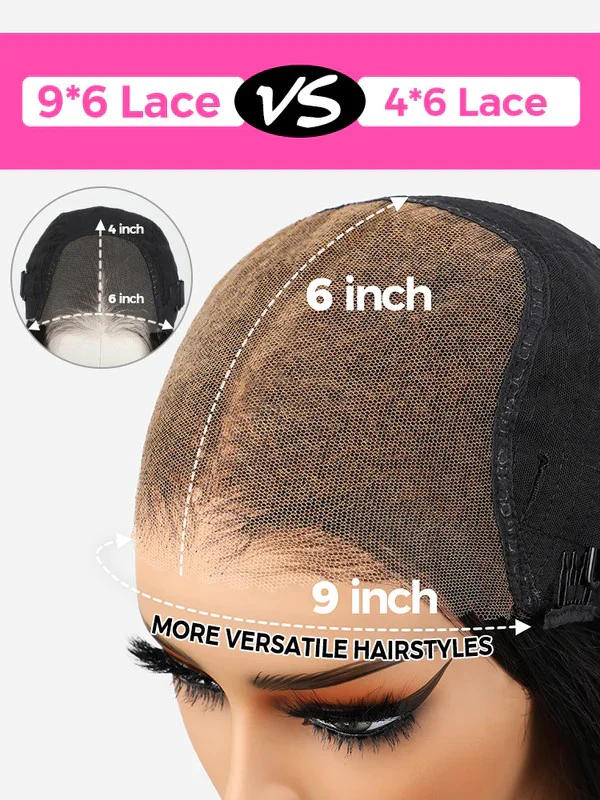 CurlyMe 9x6 HD Lace M-cap Wear Go Glueless Mini Knots Ocean Wave Hair Pre-cut Lace Front Wig Pre-plucked - Image 5