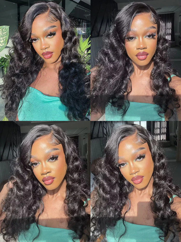 CurlyMe Pre-cut 9x6 Lace M-cap Wear Go Glueless Mini Knots Wand Curl Hair HD Lace Front Wig Pre-plucked - Image 3