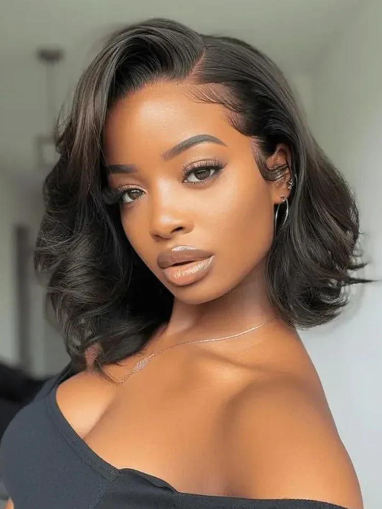 CurlyMe 250% Density C Part Body Wave Wear Go Glueless Layer Cut Wig With Baby Hair - Image 2