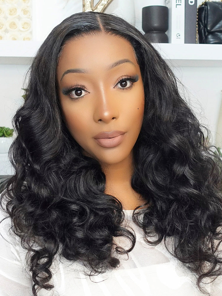 [Clearance Sale] Pre-bleached Ocean Wave Glueless Wear Go Wig Pre-cut HD Lace Wig Pre-plucked - Image 2