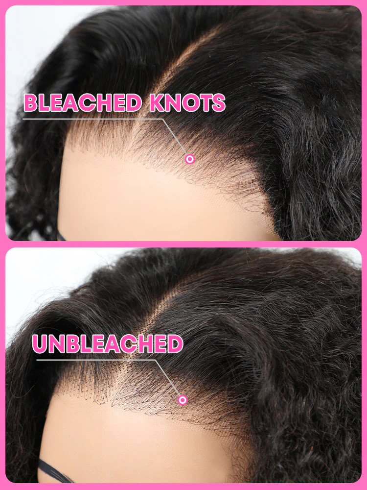 [Clearance Sale] Pre-bleached Water Wave Wear Go Glueless Pre-cut HD Lace Wig Pre-plucked - Image 6