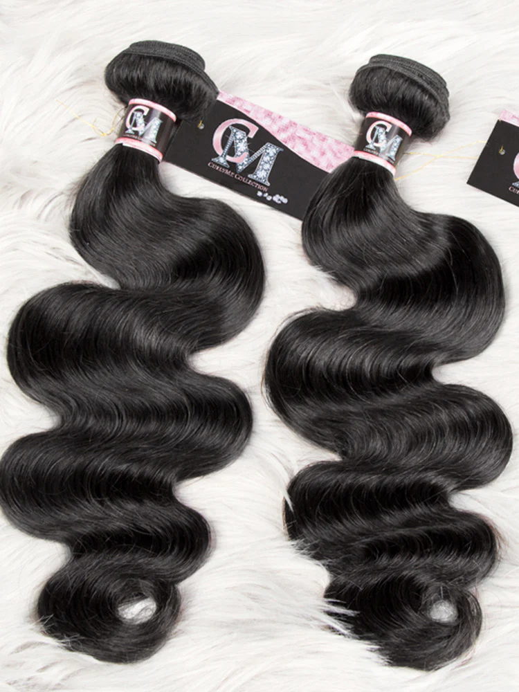 CurlyMe Body Wave Human Hair 4 Bundles with 4x4 Lace Closure - Image 6