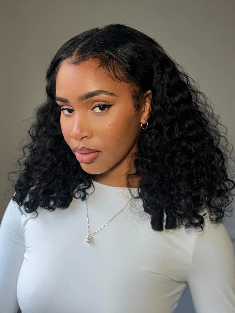 CurlyMe Bleached Knots 9x6 Burmese Curly Wear Go Glueless Wig Pre-Cut HD Lace Beginner Friendly - Image 13